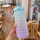  Bình nước slogan ombre 2000ml 