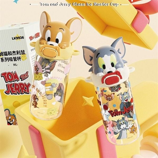  Bình nước Tom&Jerry dây đeo 580ml 