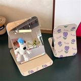  Gương gập hoa tulip tím 