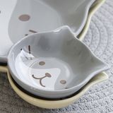  Đĩa sứ khay chấm Fuku Nyanko 28cm 
