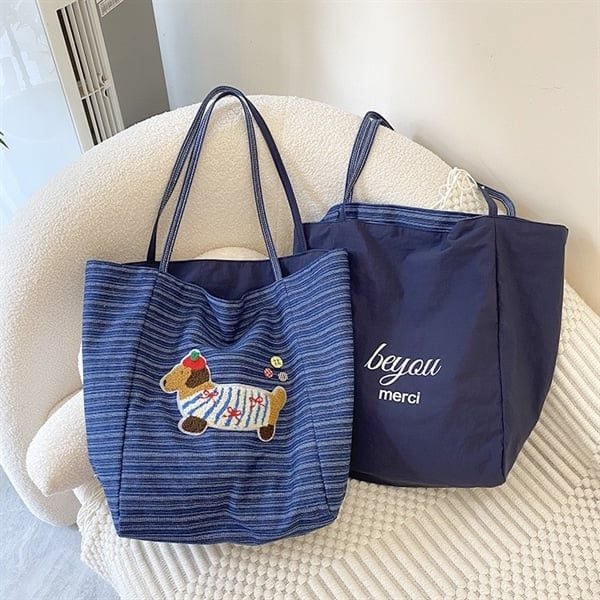  Túi tote 2 mặt BeYou Merci cún xúc xích 