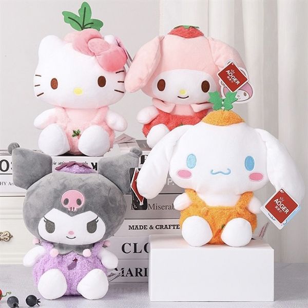  Gấu bông Sanrio cosplay rau củ 20cm 