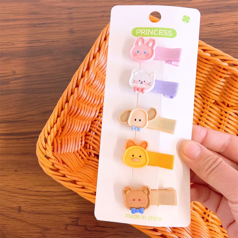  Set kẹp tóc 5c các loại thú 