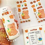  Sticker gấu thỏ nền trong 