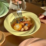  Đĩa tròn viền sóng xoáy 20,5cm 