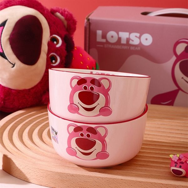  Set 2 bát gấu Lotso + hộp 