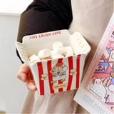  Bát popcorn vuông viền rộng 