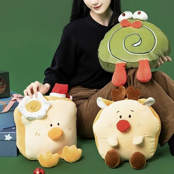  Bánh gối bông mũ giáng sinh 