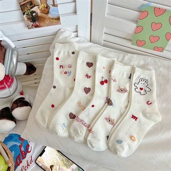  Tất lưới Ann's For U hình vẽ 