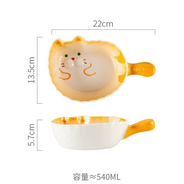 Set bát đĩa mèo Toot ombre 