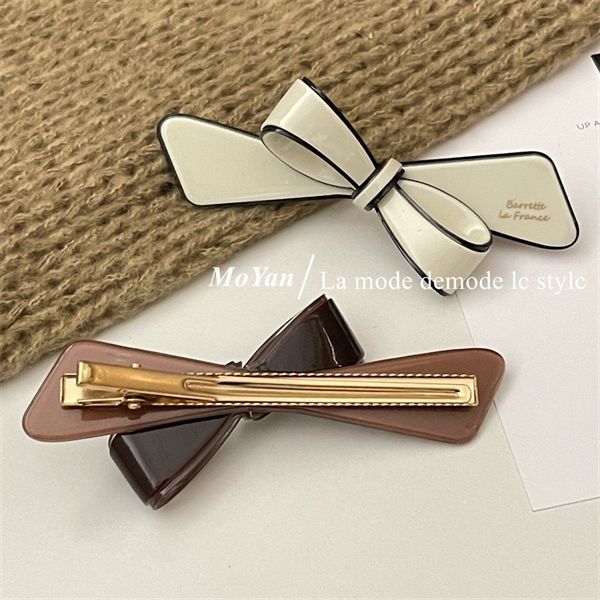  Kẹp bấm nơ chéo Barrette LaFrance 