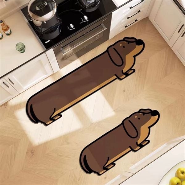  Thảm bếp cún hot dog 