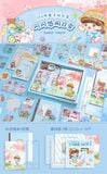  Set sổ DIY Sweet Heart nắp trong 