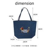  Túi tote 2 mặt BeYou Merci cún xúc xích 