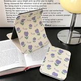  Gương gập hoa tulip tím 