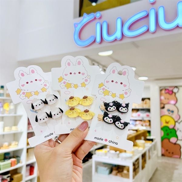  Set 2 kẹp Sanrio 