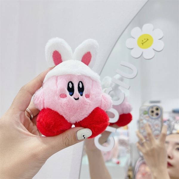  Móc khoá Kirby bông mũ liền 