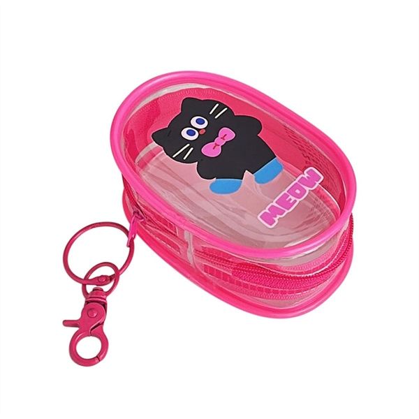 Túi nhựa mini móc khoá bầu dục 