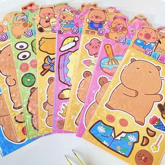  Sticker ghép bộ phận nhân vật 