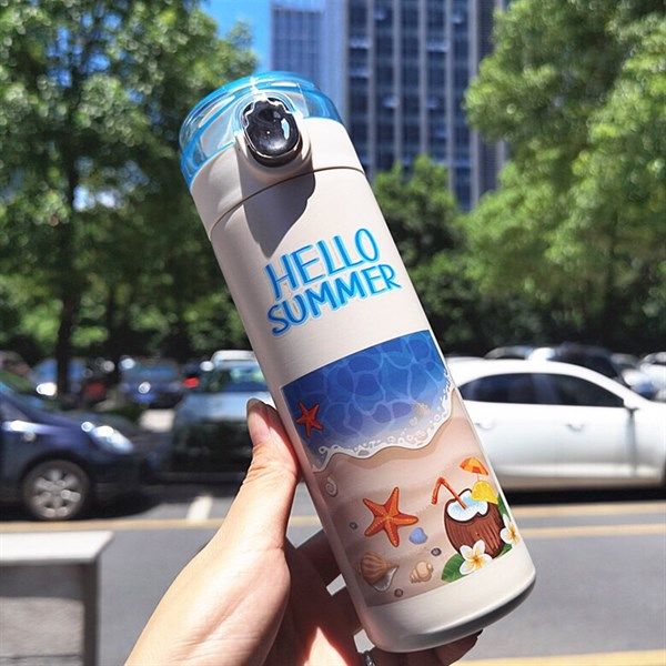  Bình giữ nhiệt Hello Summer 400ml 