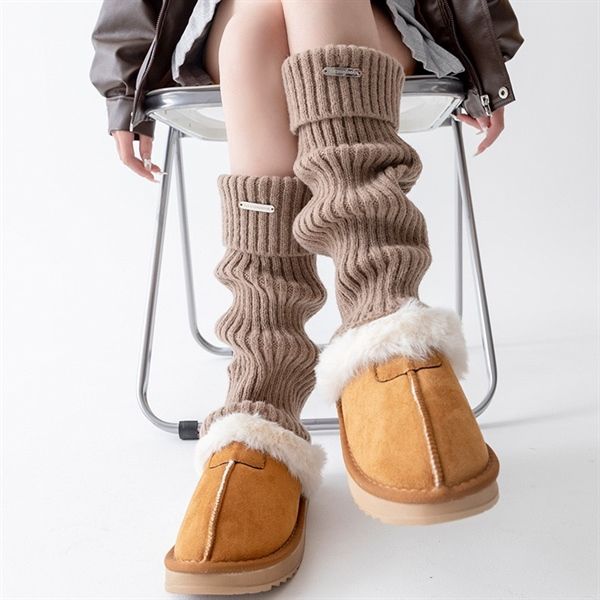  Tất ống đồng Xueshangmian dày gập cổ 