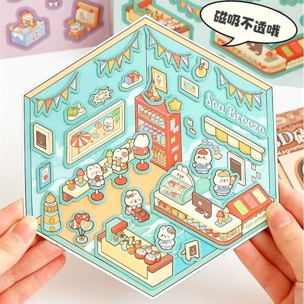  Sticker nam châm góc 3/4 Telado 