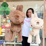  Gấu bông Teddy mặt tròn nằm 