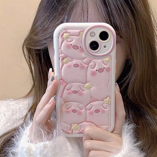  Ốp mặt da heo nổi 