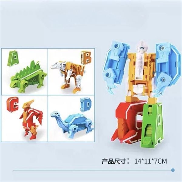  Robot chữ cái khủng long ABCD 