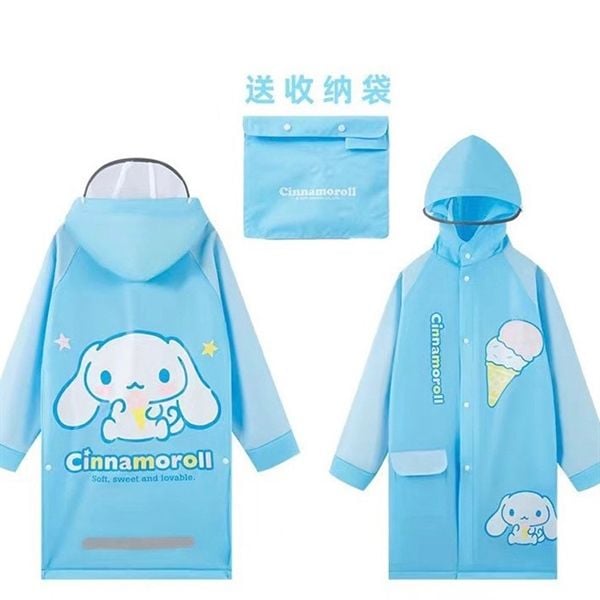  Áo mưa Sanrio + túi đựng 