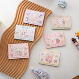  Thiệp gập bao thư thú dễ thương kẻ caro 