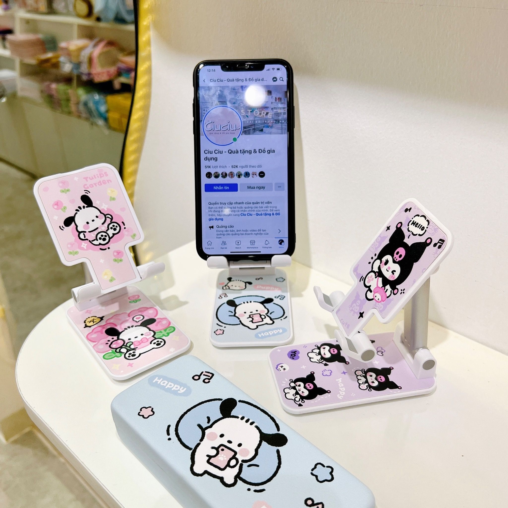  Kê điện thoại gập gọn Sanrio 