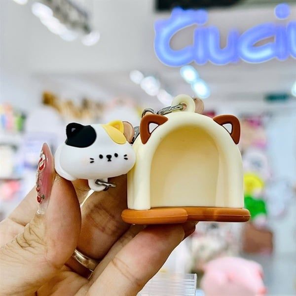  Móc khoá thú nằm chuồng 