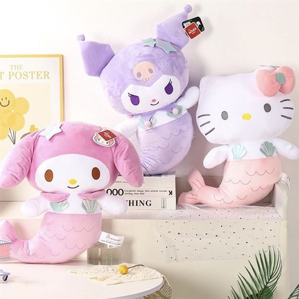  Gấu bông nàng tiên cá Sanrio 48cm 