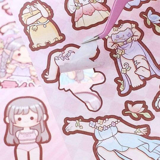  Sticker stylist Fairy Princess 12 tờ 