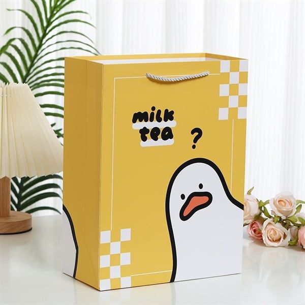  Túi quà vịt thỏ hoạ caro 
