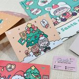  Thiệp gập bao thư Noel 