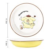  Đĩa sứ Sanrio in nổi 17cm 