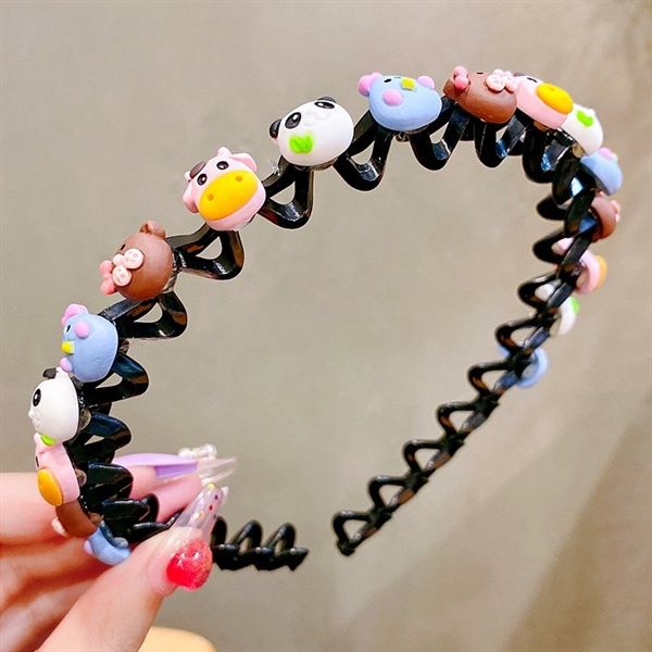  Bờm đính charm hình dễ thương 