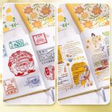  Sổ bìa da hoa vintage 130 trang 