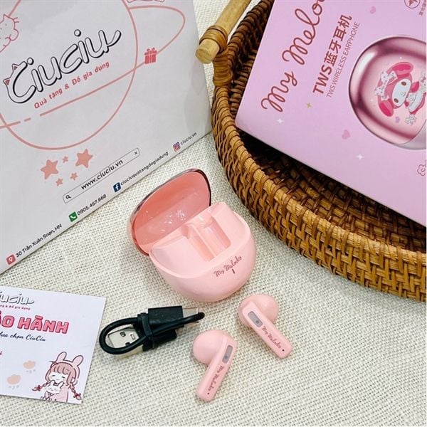  Tai nghe bluetooth Sanrio quả trứng 
