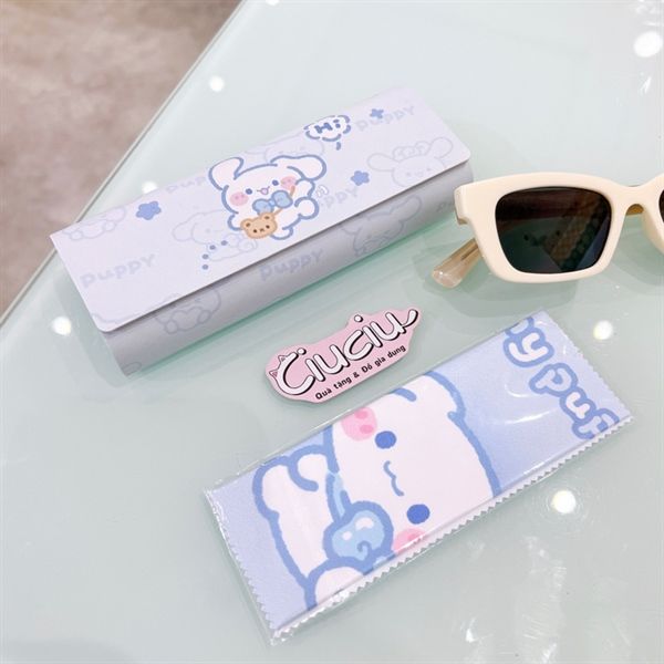  Hộp kính Cinnamoroll hộp tròn kèm khăn 