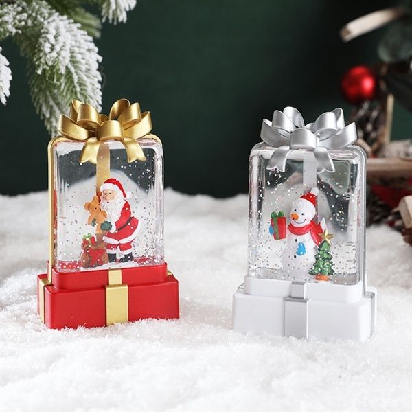  Đèn kim tuyến Giáng Sinh hộp quà 12cm 