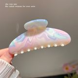  Kẹp càng cua ombre loang hồng 