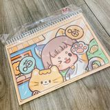  Sổ dán sticker kèm sticker 