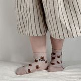  Tất Kid mặt lưới gấu 