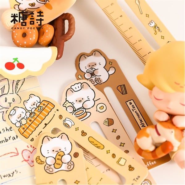  Thước kẻ kiêm book mark Candy Poetry 30c 