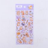  Sticker ánh nhũ nổi bìa caro 