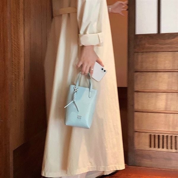  Túi Chio2nd chữ nhật nhỏ móc khoá vặn thừng 