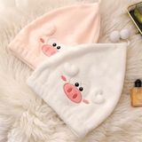  Mũ tắm trùm đầu Heo bông 